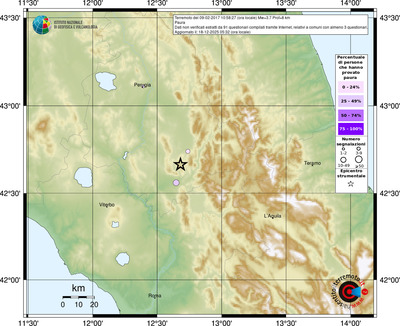 Mappa comuni con almeno 3 questionari