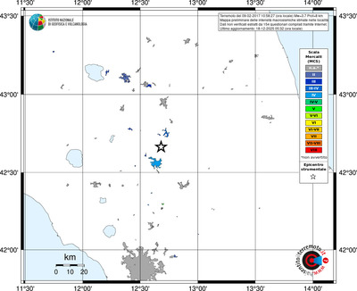 Mappa MCS - territori località