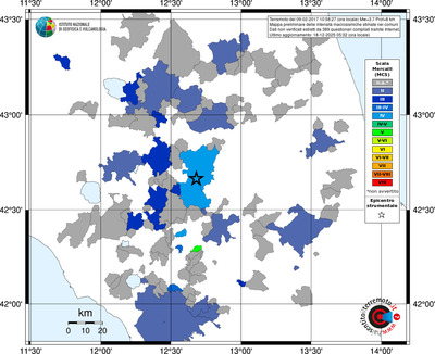 Mappa MCS - territori comuni
