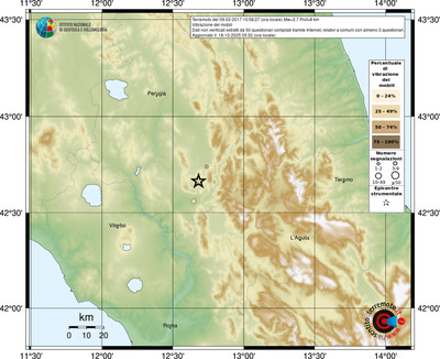 Mappa comuni con almeno 3 questionari