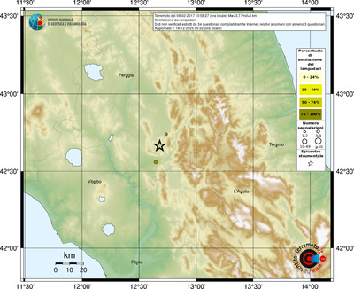 Mappa comuni con almeno 3 questionari
