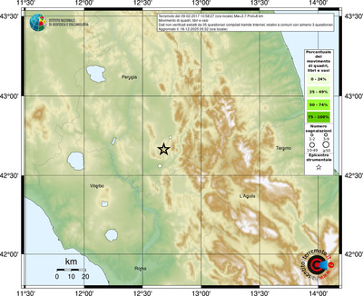 Mappa comuni con almeno 3 questionari