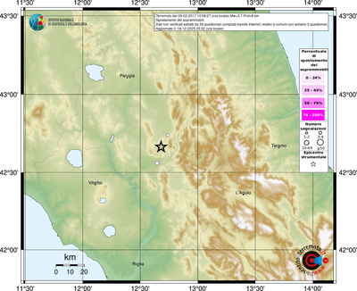 Mappa comuni con almeno 3 questionari