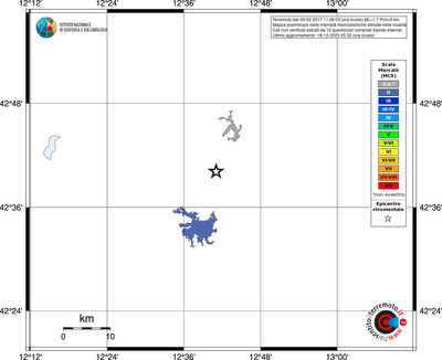 Mappa MCS - territori località