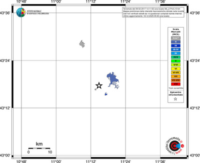 Mappa MCS - territori località