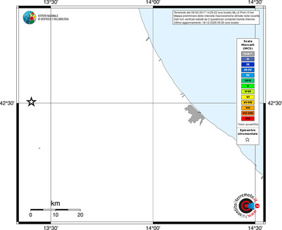 Mappa MCS - territori località