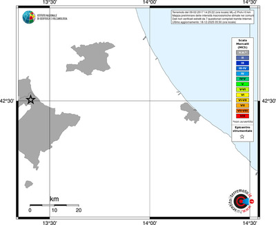 Mappa MCS - territori comuni