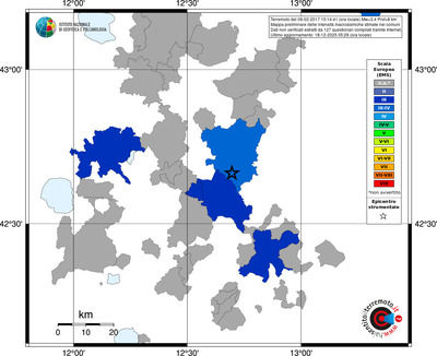 Mappa EMS - territori comuni