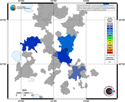 Mappa MCS - territori comuni