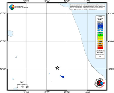 Mappa EMS - territori località