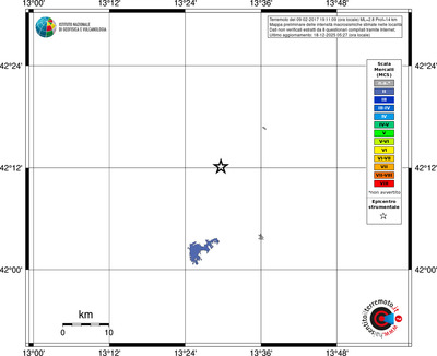 Mappa MCS - territori località