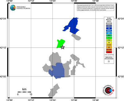 Mappa MCS - territori comuni