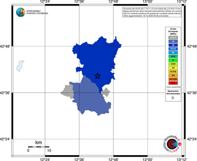 Mappa EMS - territori comuni