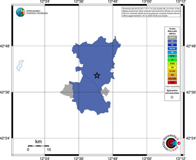 Mappa MCS - territori comuni