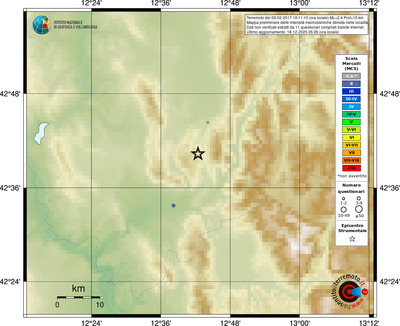 Mappa MCS - località