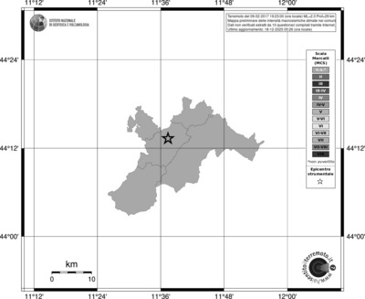 Mappa MCS - territori comuni