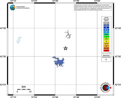 Mappa MCS - territori località