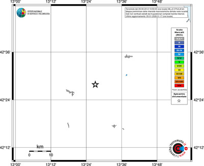 Mappa MCS - territori località