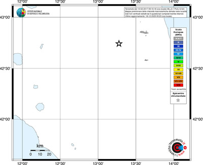 Mappa EMS - territori località
