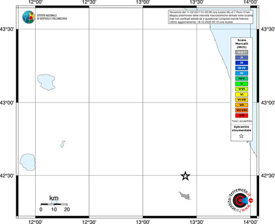 Mappa MCS - territori località