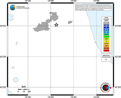 Mappa EMS - territori comuni