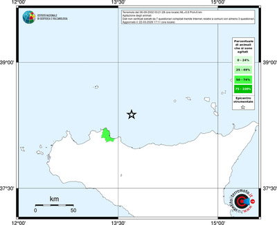 Mappa territorio comunale con almeno 3 questionari