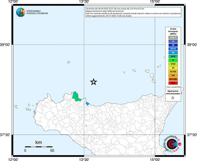 Mappa EMS riferita ai limiti comunali