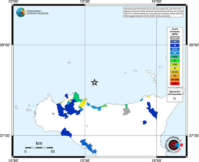 Mappa EMS - territori comuni