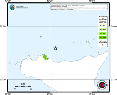 Mappa territorio comunale con almeno 3 questionari
