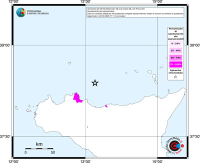 Mappa territorio comunale con almeno 3 questionari