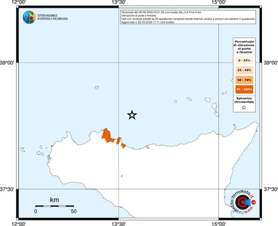 Mappa territorio comunale con almeno 3 questionari