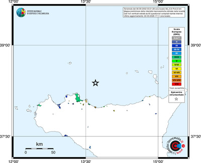 Mappa EMS - territori località