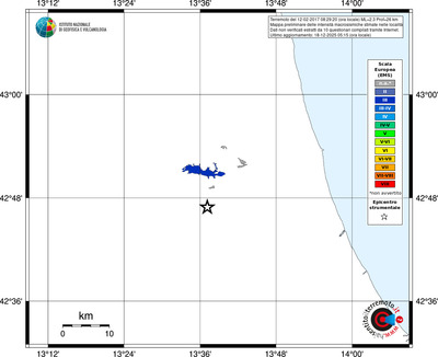 Mappa EMS - territori località