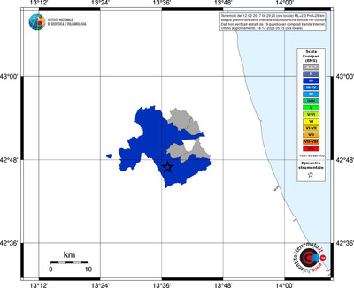 Mappa EMS - territori comuni