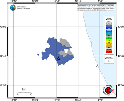Mappa MCS - territori comuni