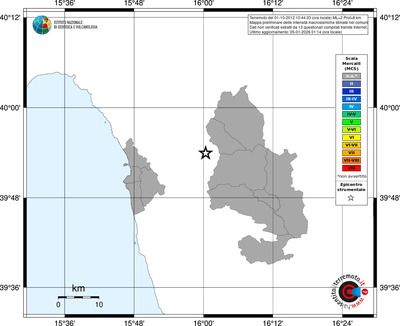 Mappa MCS - territori comuni