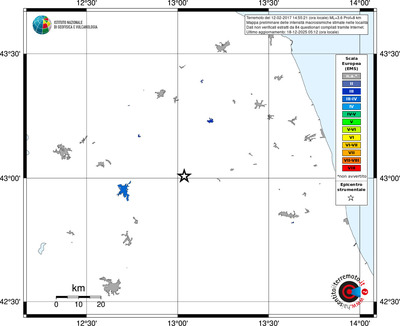 Mappa EMS - territori località