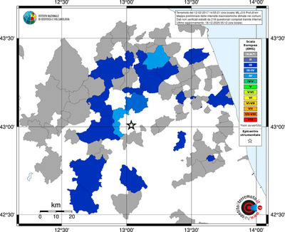 Mappa EMS - territori comuni