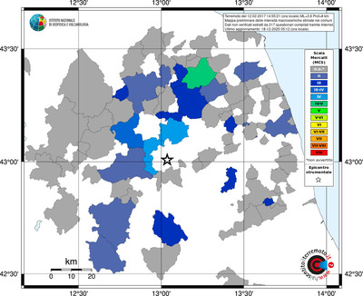 Mappa MCS - territori comuni