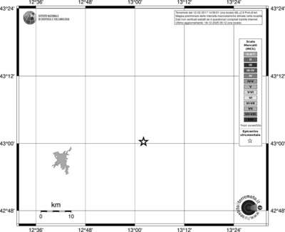 Mappa MCS - territori località