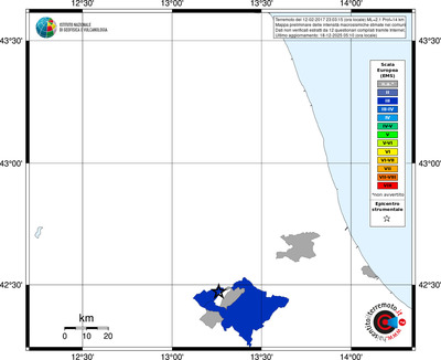 Mappa EMS - territori comuni