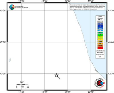 Mappa MCS - territori località