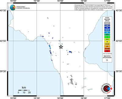 Mappa MCS - territori località