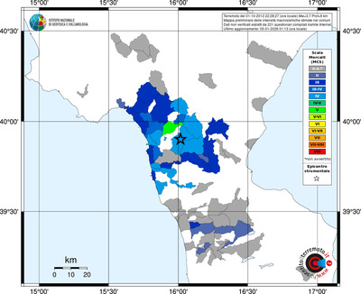 Mappa MCS - territori comuni