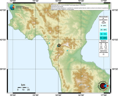 Mappa comuni con almeno 3 questionari
