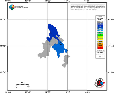 Mappa EMS - territori comuni