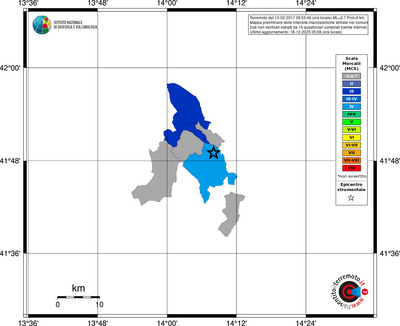 Mappa MCS - territori comuni