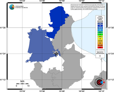 Mappa EMS - territori comuni