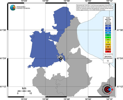 Mappa MCS - territori comuni