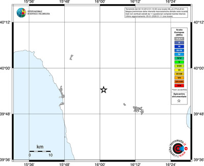 Mappa EMS - territori località